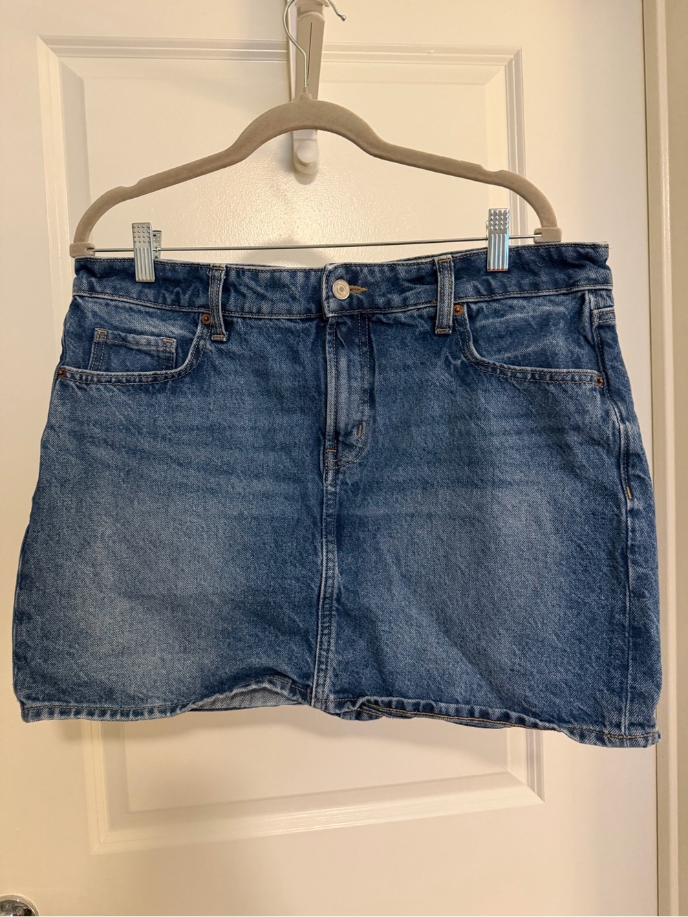 Old Navy Blue Denim Mini Skirt